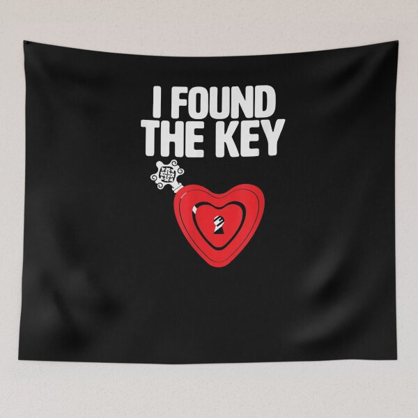 Item preview, I Found The Key Boyfriend Girlfriend Couples Valentines designed and sold by charissamo77.