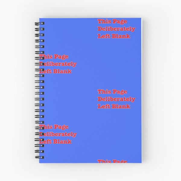 Item preview, This Page Deliberately Left Blank  designed and sold by UnleyDesign.
