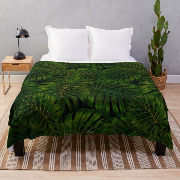 Item preview, Tropical seamless pattern with monstera leaves designed and sold by NatalliaNovik.