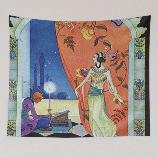 Aperçu de l'œuvre Arabian Nights - virginia frances sterret fantasy artwork créée et vendue par Vintage Designs +.