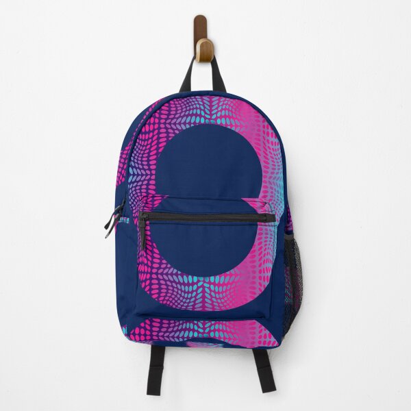 Item preview, Abstract ornamental Zero sign, abstract circle sign in pink and blue designed and sold by IngaDesign.