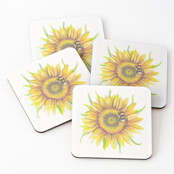 Item preview, Sunflower and Bee designed and sold by Tiffany Budd.