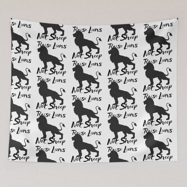 Item preview, Raise Lions Not Sheep Design 7 designed and sold by SweetAndSpice.