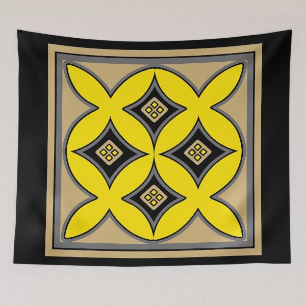 Item preview, Spring yellow Easter mandala pattern designed and sold by aapshop.