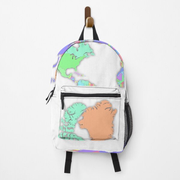 Item preview, world map with all the countries Each country is highlighted in different color designed and sold by mashmosh.