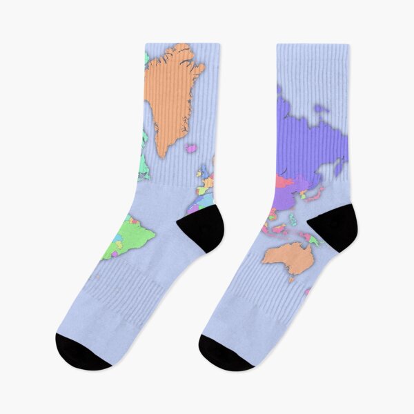 Item preview, world map with all the countries  Each country  is highlighted in different color designed and sold by mashmosh.