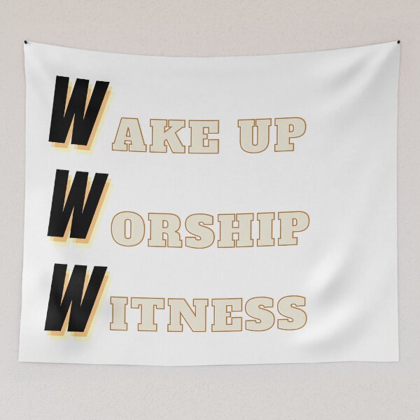 Item preview, Wake Up Worship Witness designed and sold by KeleCo.