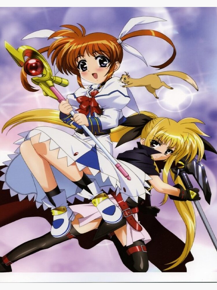 Takamachi Nanoha and Fate Testarossa Harlaown (Mahou Shoujo