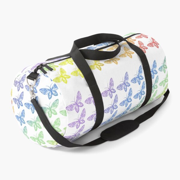 Item preview, colorful tilted butterfly pattern designed and sold by HarshitaDayal.