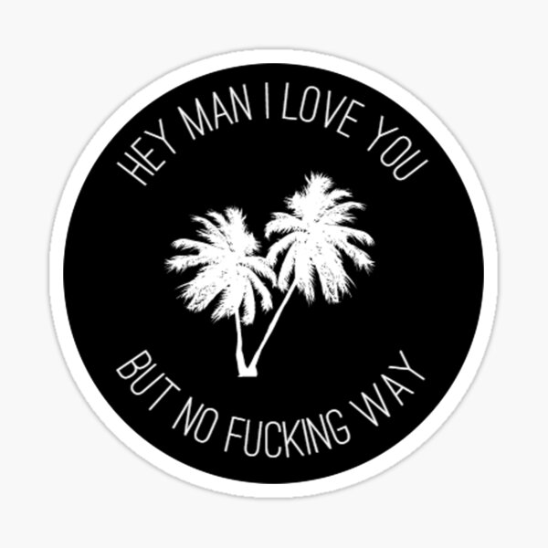 Twin Sized Mattress Lyrics Sticker
