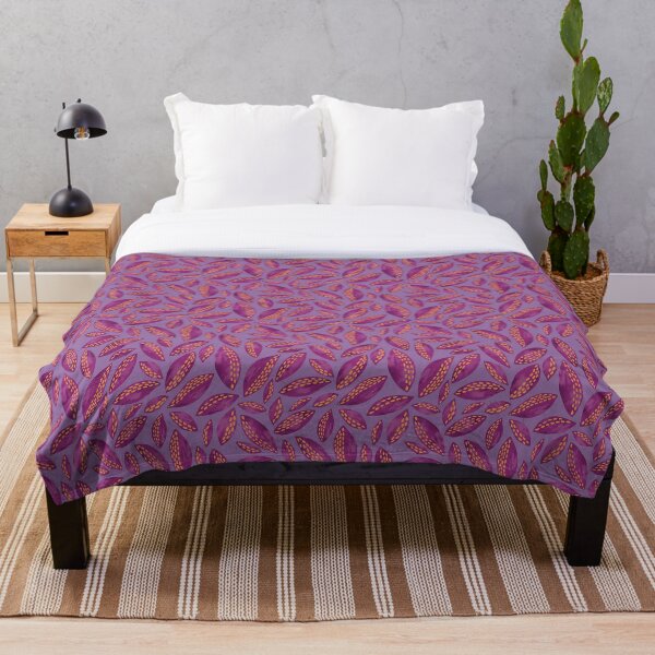 Item preview, Purple & Lilac Leaf Pattern designed and sold by ZoeChapman.