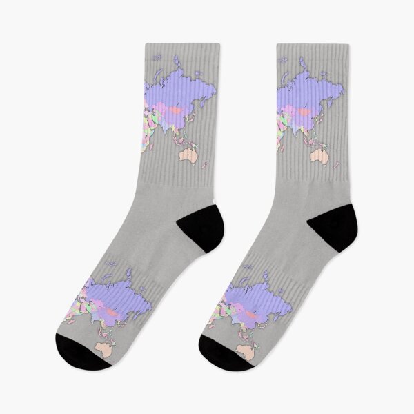 Item preview, colorful map of the world countries with international boundary designed and sold by mashmosh.
