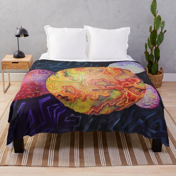 Item preview, Abstract planet globes in space designed and sold by LuckyStep.