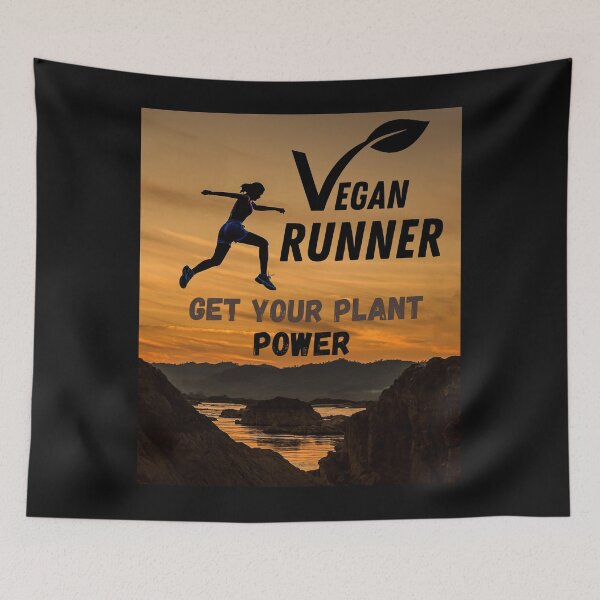 Item preview, VEGAN RUNNER, GET YOUR PLANT POWER designed and sold by zanybay.