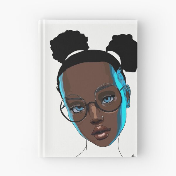 Item preview, Beautiful black girl drawing designed and sold by NoxDaArtist.