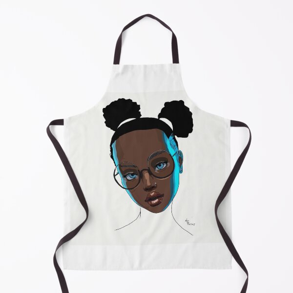 Item preview, Beautiful black girl drawing designed and sold by NoxDaArtist.