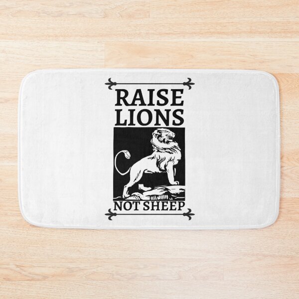 Item preview, Raise Lions Not Sheep Design 10 designed and sold by SweetAndSpice.