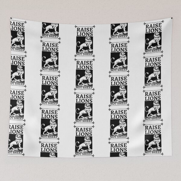 Item preview, Raise Lions Not Sheep Design 10 designed and sold by SweetAndSpice.