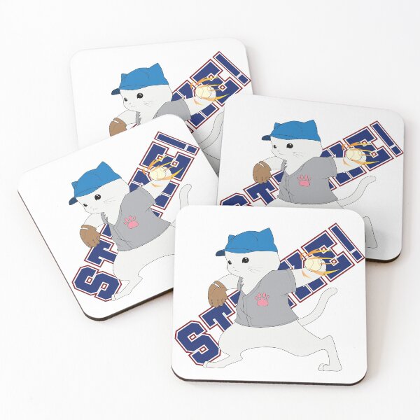 Item preview, Baseball Pitcher Cat designed and sold by kittengallery.