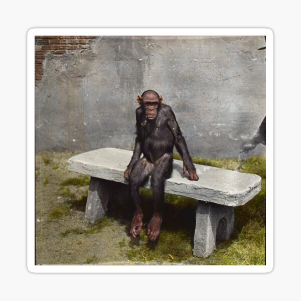 Item preview, "Mary" on a bench with a pipe, ca 1940 designed and sold by Dana Keller.