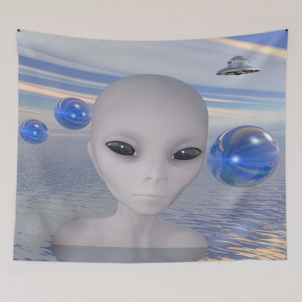 Item preview, Alien Summer Holiday designed and sold by Icarusismart.