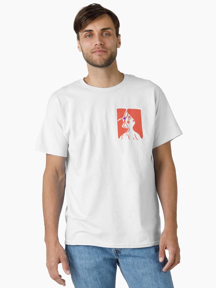 Aperçu 1 sur 7. T-shirt classique avec l'œuvre portrait de femme inspirée créée et vendue par igatzler.