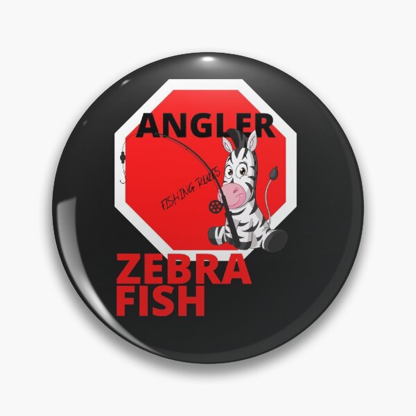 Item preview, ZEBRA FISH, ANGLER, FISHING, ZEBRA, designed and sold by R B Chrystal.