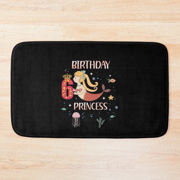 Item preview, 6th Birthday Mermaid 6 Years Girl designed and sold by Ibu83.