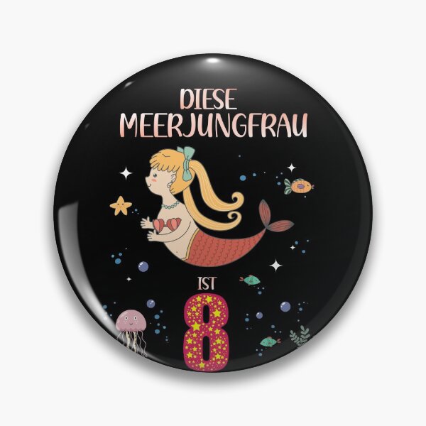 Item preview, 8th Birthday Mermaid 8 Years Girl designed and sold by Ibu83.