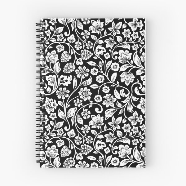 Item preview, Black and  white Flower/ plant Pattern/ artwork designed and sold by Danny Blaze.