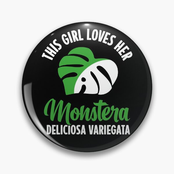 Item preview, This Girl Loves Her Monstera Deliciosa Variegata designed and sold by designdistiller.
