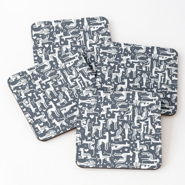 Item preview, Sabuesos azules y blancos designed and sold by Elspeth Rose Design.