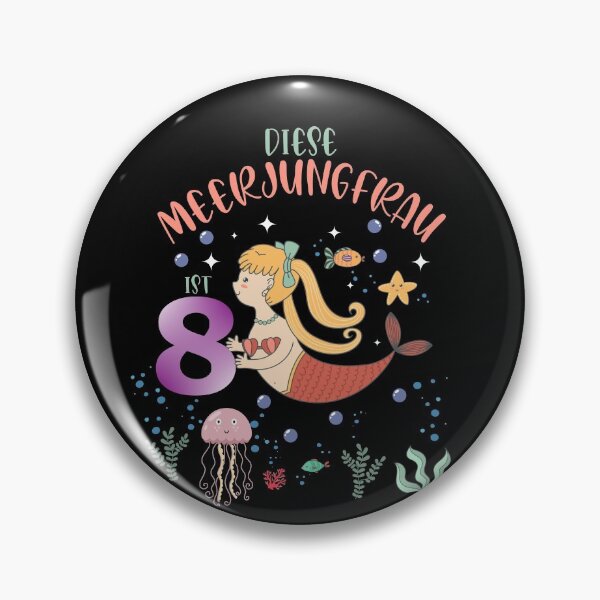 Item preview, 8th Birthday Mermaid 8 Years Gift Idea designed and sold by Ibu83.