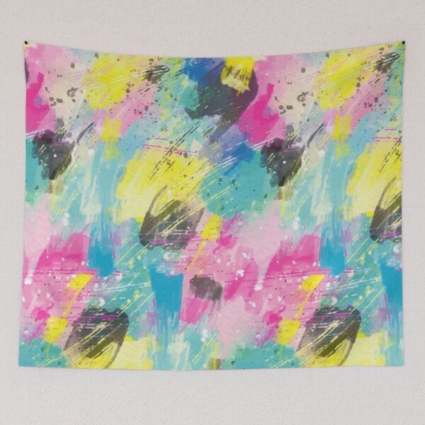 Item preview, Watercolor Pattern of Abstract Shapes designed and sold by Ristinga.