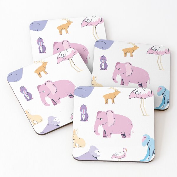 Item preview, Artisctic girly pattern  animals | Zoologist cute gift  designed and sold by chi vana.