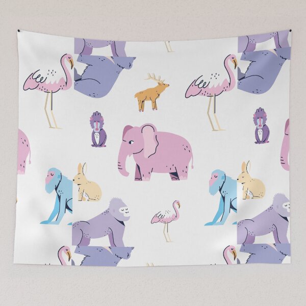 Item preview, Artisctic girly pattern  animals | Zoologist cute gift  designed and sold by chi vana.