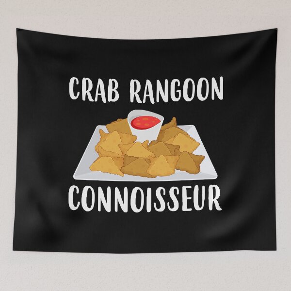 Item preview, American Chinese Foodie Crab Rangoon Connoisseur design designed and sold by jakehughes2015.