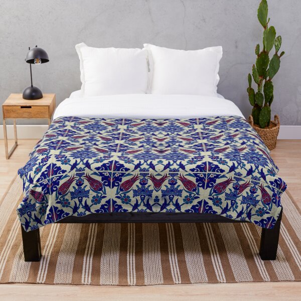 Item preview, Porcelain pattern/ Blue Oriental tiles designed and sold by Makha.