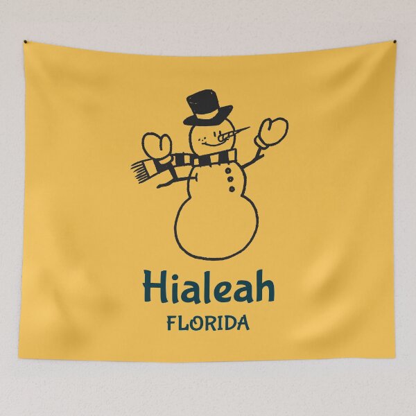Item preview, Hialeah Florida Snowman designed and sold by Taumaturgo.