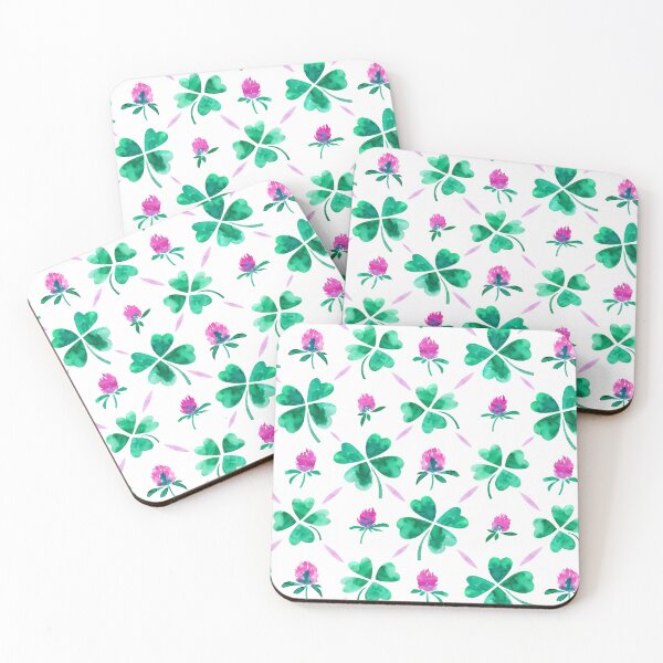 Item preview, Lucky shamrock (seamless pattern) designed and sold by Irina Ivanova.