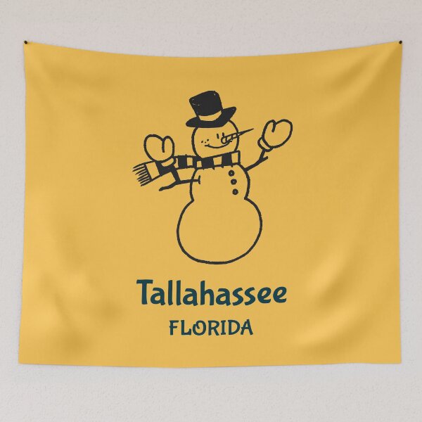 Item preview, Tallahassee Florida Snowman designed and sold by Taumaturgo.