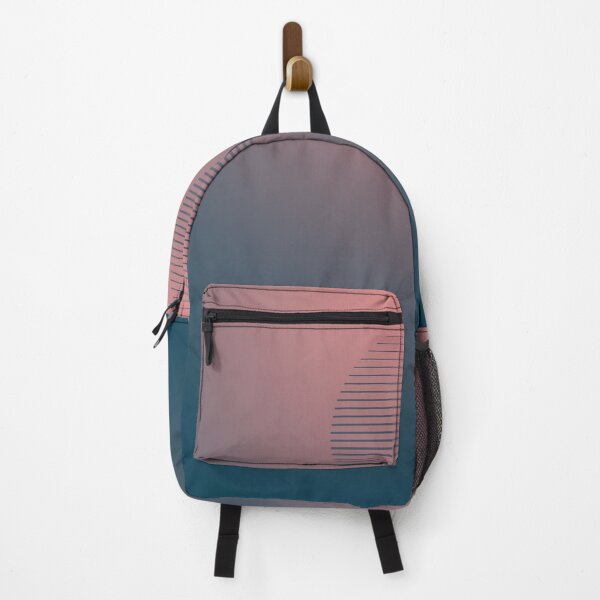 Item preview, Ombre blue and pink geometric Mars sunset designed and sold by Blacklinesw9.