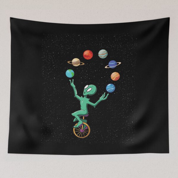 Item preview, Juggling Extraterrestrial Planets Space designed and sold by Ibu83.