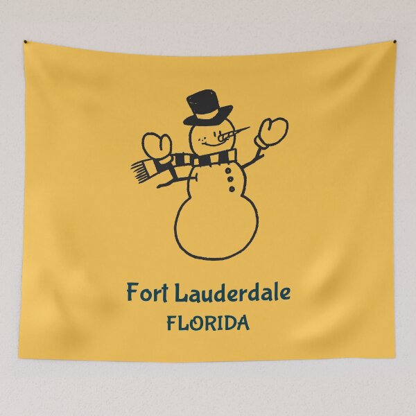 Item preview, Fort Lauderdale Florida Snowman designed and sold by Taumaturgo.