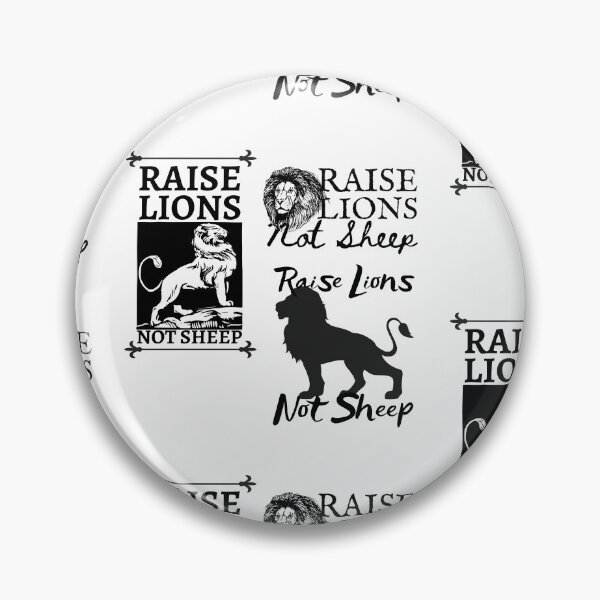 Item preview, Raise Lions Not Sheep Sticker Pack 1 designed and sold by SweetAndSpice.
