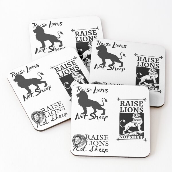 Item preview, Raise Lions Not Sheep Sticker Pack 1 designed and sold by SweetAndSpice.