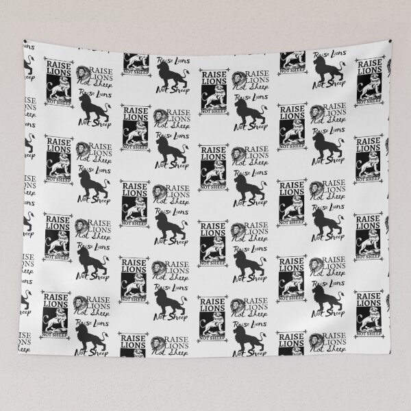 Item preview, Raise Lions Not Sheep Sticker Pack 1 designed and sold by SweetAndSpice.