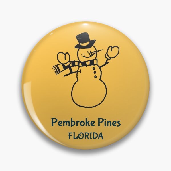 Item preview, Pembroke Pines Florida Snowman designed and sold by Taumaturgo.