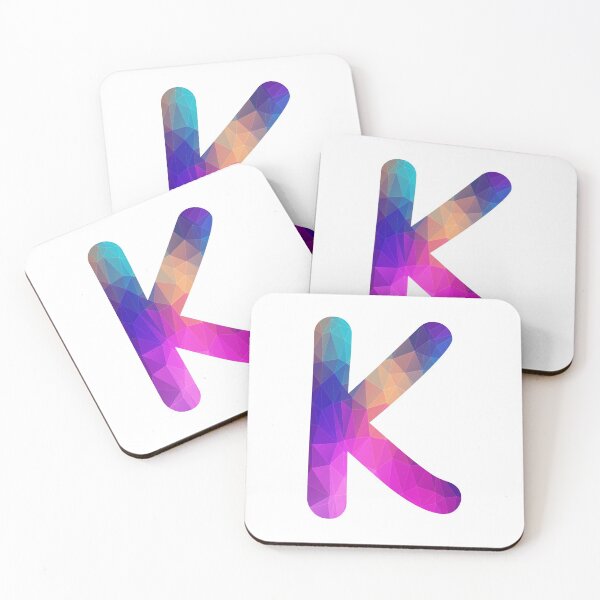 Item preview, Letter K Capital Alphabet Colorful Art Funny K Gift designed and sold by Shariss.
