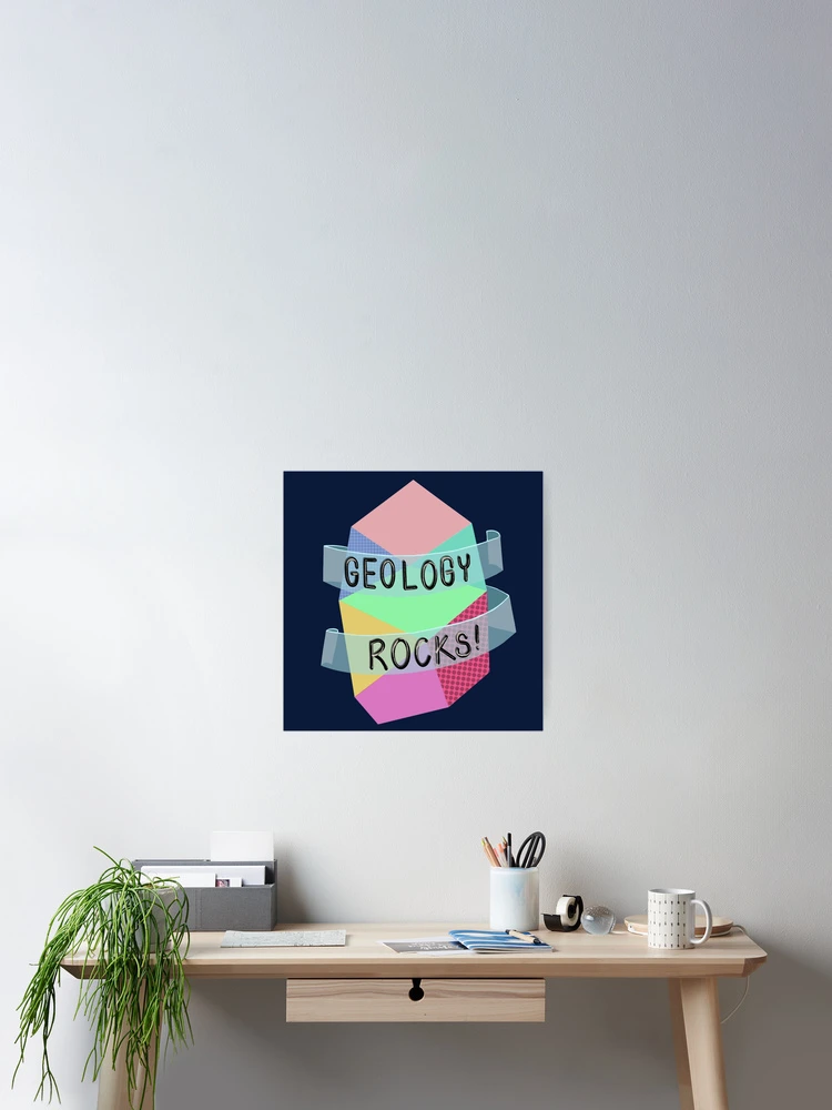 Thumbnail 2 of 3, Poster, Geode Pattern designed and sold by redstitchlab.